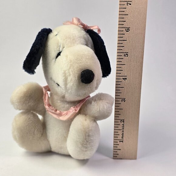Vintage Peanuts Belle Beandoll Snoopy Sister 1970s Determined Productions Plush - Picture 8 of 9